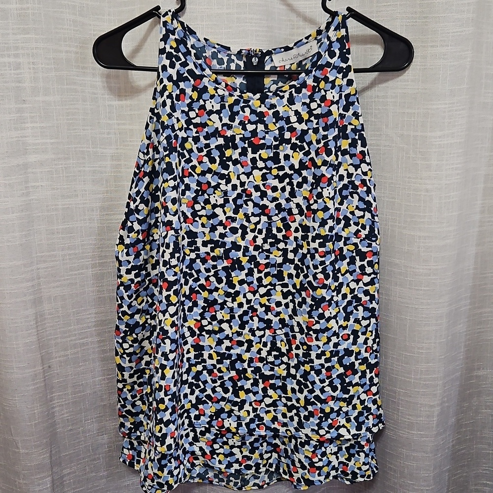 Colorful Patterned Sleeveless Top